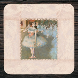 Edgar Degas The Star Dancer mit Lace Trim Getränkeuntersetzer