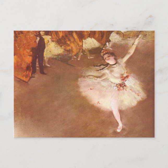 Edgar Degas The Star Postkarte (Vorderseite)
