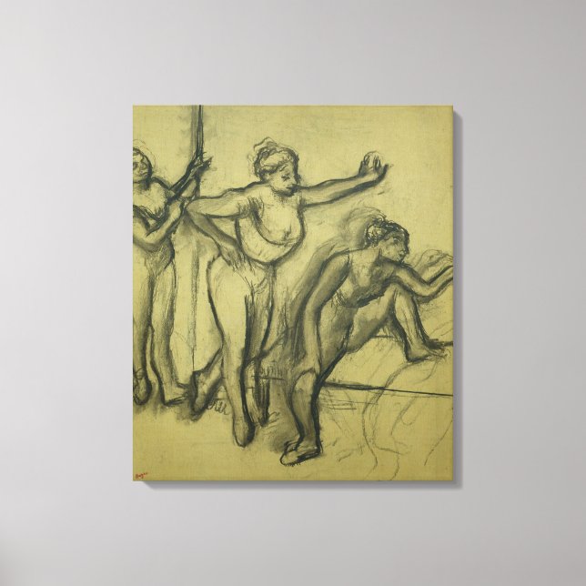 Edgar Degas | Three Dancers, c.1900 Leinwanddruck (Vorderseite)