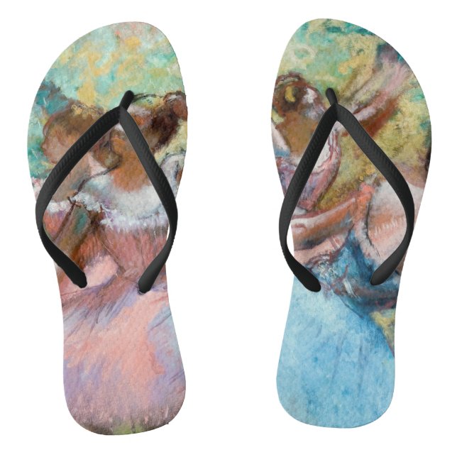 Edgar Degas - Vier Ballerinas auf Bühne Flip Flops (Fußbett)