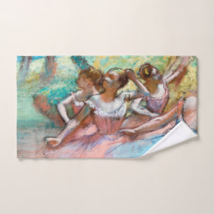 Edgar Degas - Vier Ballerinas auf Bühne Handtuch