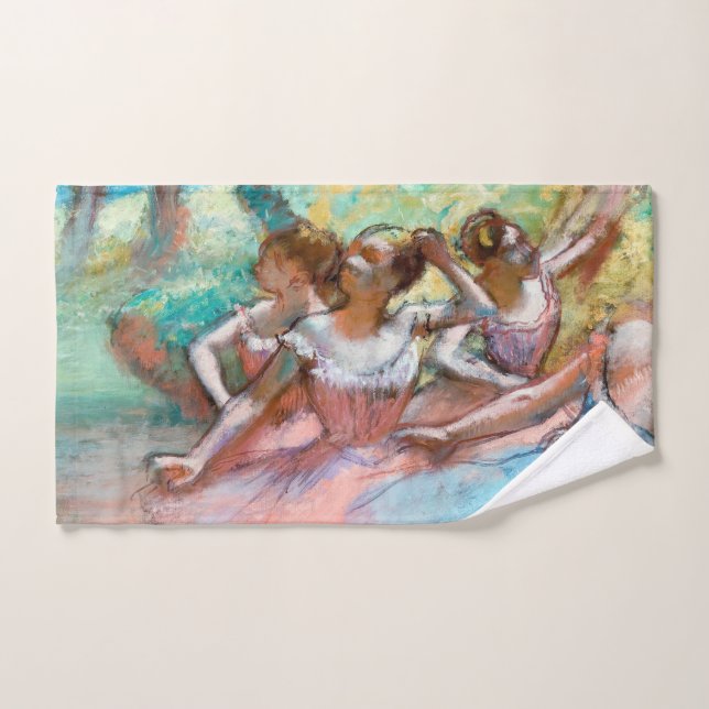 Edgar Degas - Vier Ballerinas auf Bühne Handtuch (Handtuch)