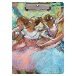 Edgar Degas - Vier Ballerinas auf Bühne Klemmbrett