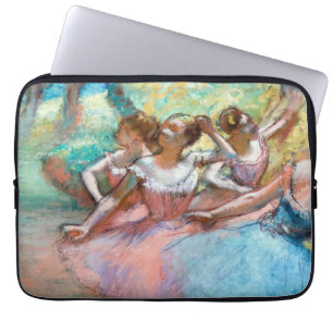 Edgar Degas - Vier Ballerinas auf Bühne Laptopschutzhülle
