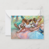 Edgar Degas - Vier Ballerinas auf Bühne