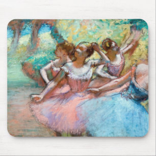 Edgar Degas - Vier Ballerinas auf Bühne Mousepad