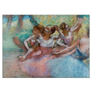 Edgar Degas - Vier Ballerinas auf Bühne Schneidebrett