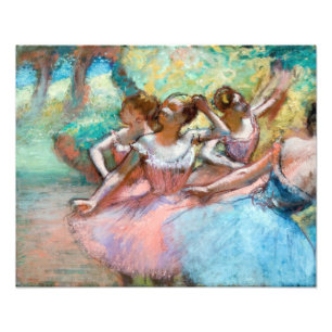 Edgar Degas - Vier Ballerinas auf der Bühne Fotodruck