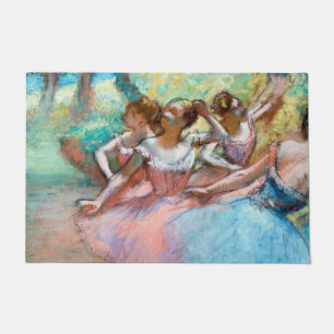 Edgar Degas - Vier Ballerinas auf der Bühne Fußmatte