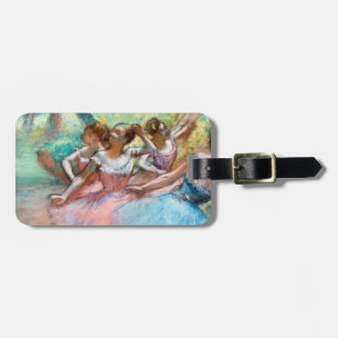 Edgar Degas - Vier Ballerinas auf der Bühne Gepäckanhänger