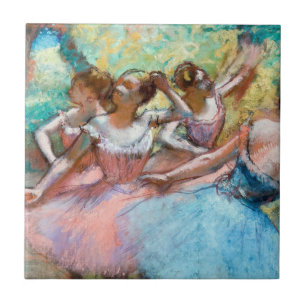 Edgar Degas - Vier Balletttänzerinnen auf der Bühn Fliese