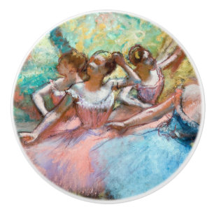 Edgar Degas - Vier Balletttänzerinnen auf der Bühn Keramikknauf