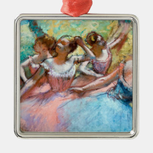 Edgar Degas - Vier Balletttänzerinnen auf der Bühn Ornament Aus Metall