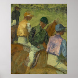Edgar Degas | Vier Jockeys Poster