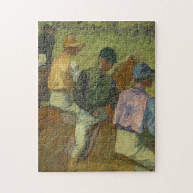 Edgar Degas | vier Jockeys Puzzle (Vertikal)