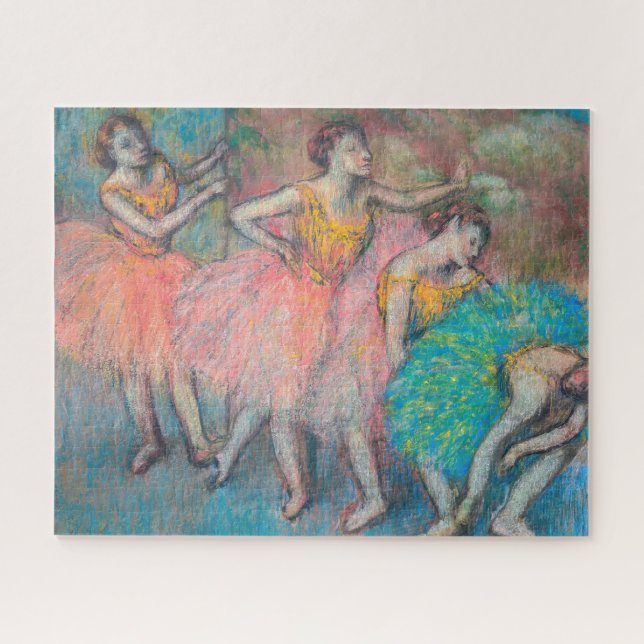 Edgar Degas - Vier Tänzer Puzzle (Horizontal)