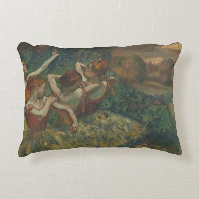 Edgar Degas - Vier Tänzer Zierkissen (Vorderseite)