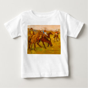 Edgar Degas Vor dem Rennen Baby T-shirt