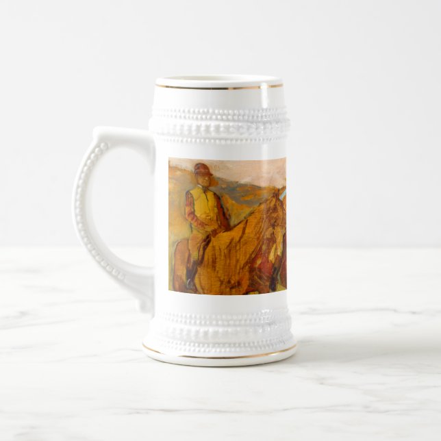 Edgar Degas Vor dem Rennen Bierglas (Links)