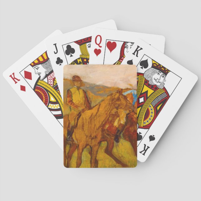 Edgar Degas Vor dem Rennen Spielkarten (Rückseite)