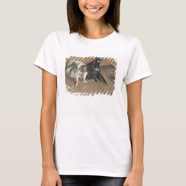 Edgar Degas | Warten, c.1882 T-Shirt (Vorderseite)