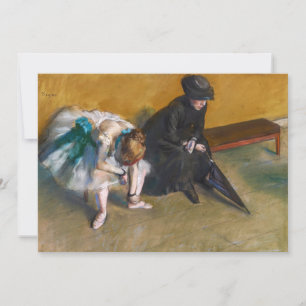 Edgar Degas - Warten Einladung