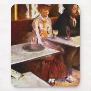 Edgar Degas - Wermut-Trinker Mousepad