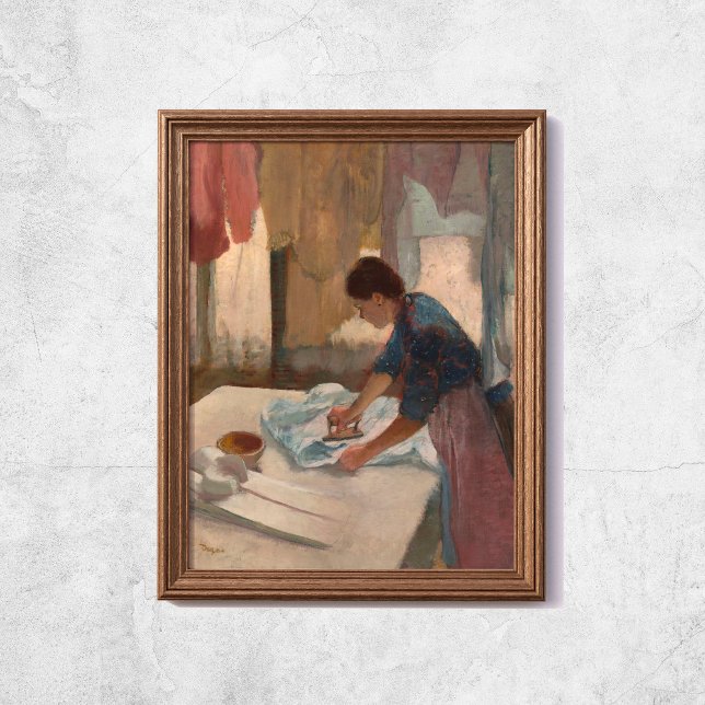 Edgar Degas Woman Bügelei - Falconeria Poster (Edgar Degas Woman Ironing Laundry Room Art Poster
)