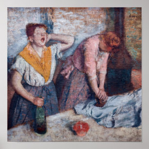 Edgar Degas - Women Ironing Poster