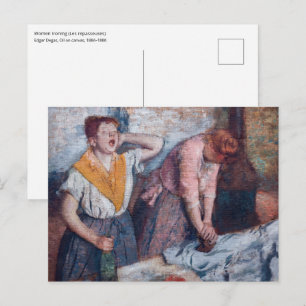 Edgar Degas - Women Ironing Postkarte