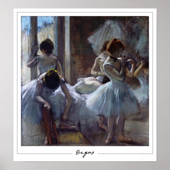 Edgar Degas Zedign Art Poster #1 (Vorne)