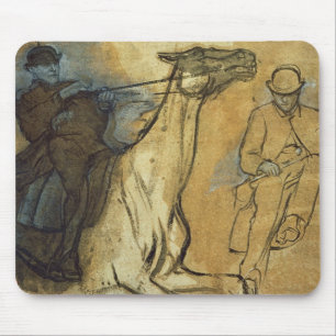 Edgar Degas zwei Studien der Reiter Mousepad