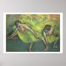 Edgar Degas | Zwei Tänzer entspannen Poster