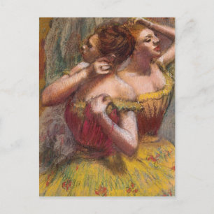 Edgar Degas   Zwei Tänzer Postkarte