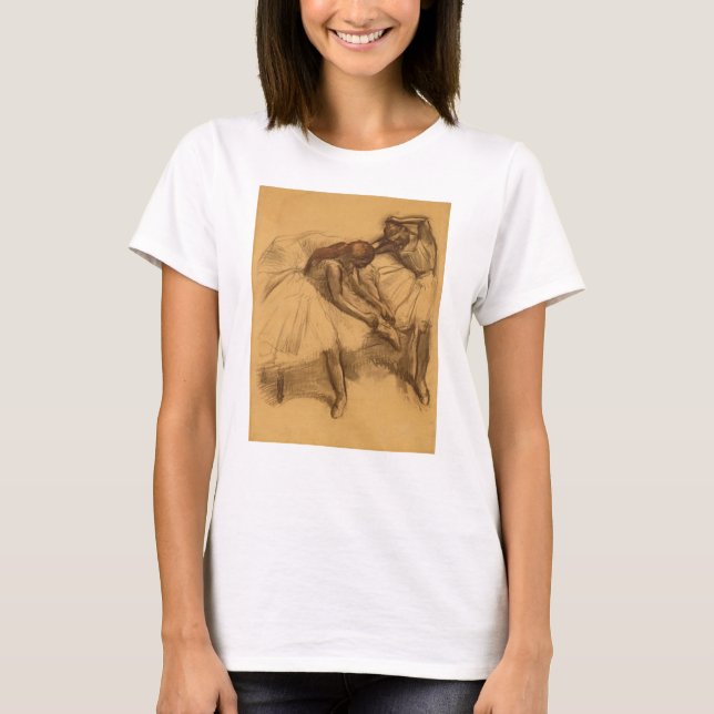 Edgar Degas | zwei Tänzer T-Shirt (Vorderseite)