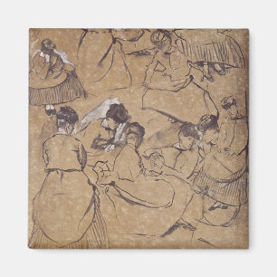 Edgar Degas   Zwölf Studien über Frauen in Kostüme Magnet