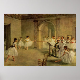 Edgar entgasen Ballerina-Leinwände, Drucke u.