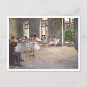 Edgar entgasen - Öl der Ballett-Proben-Klasse 1873 Postkarte