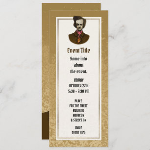 Edgar mit Gold Bug Einladung