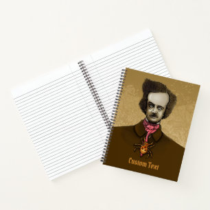Edgar mit Gold Bug Notizbuch