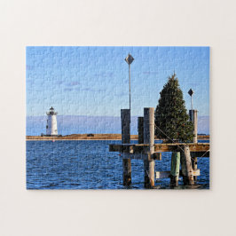Edgartown Hafen-Leuchtturm, Martha's Vineyard MA Puzzle