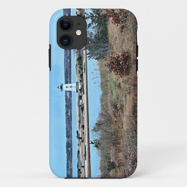 Edgartown Harbour Lighthouse, MA iPhone Case 5/5 (Rückseite)