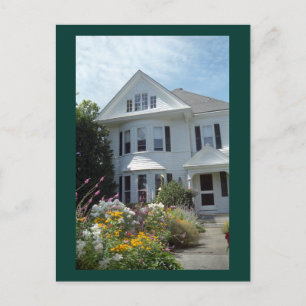 Edgartown Hotel Summer Garden Custom Postcard Postkarte