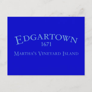 Edgartown Incorporated 1671 Postcard Postkarte