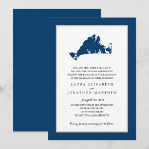EDGARTOWN Marthas Vineyard Hochzeit Einladung