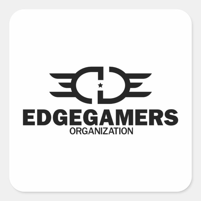 EDGE Black Sticker (Vorderseite)