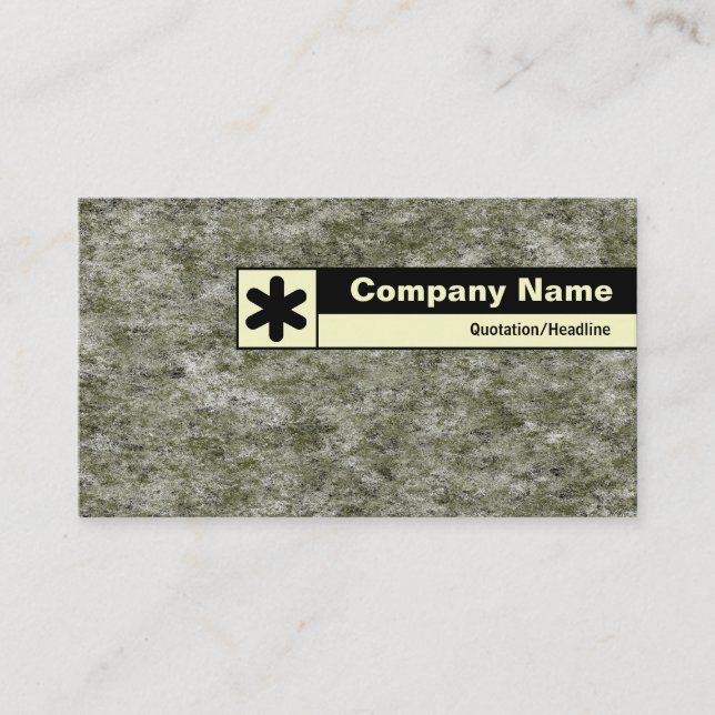 Edge Label - Digital Granite Visitenkarte (Vorderseite)