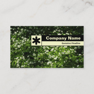 Edge Labelling - Wilder Knoblauch Visitenkarte