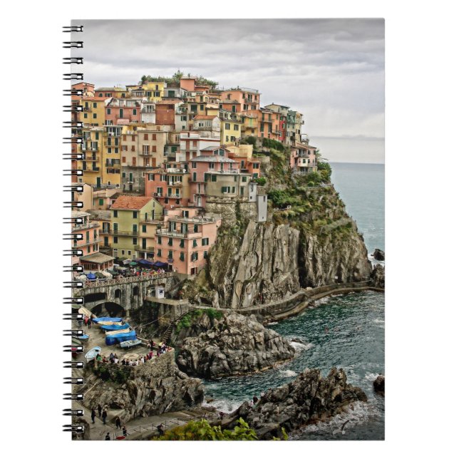 Edge of Italy - Manarola - Foto Notebook Notizblock (Vorderseite)