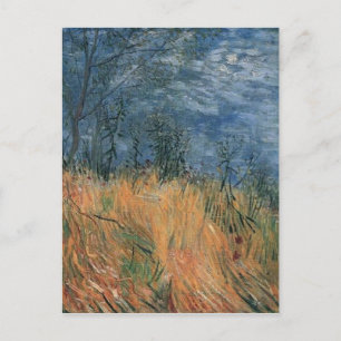 Edge of Wheatfield mit Poppies Van Gogh Fine Art Postkarte